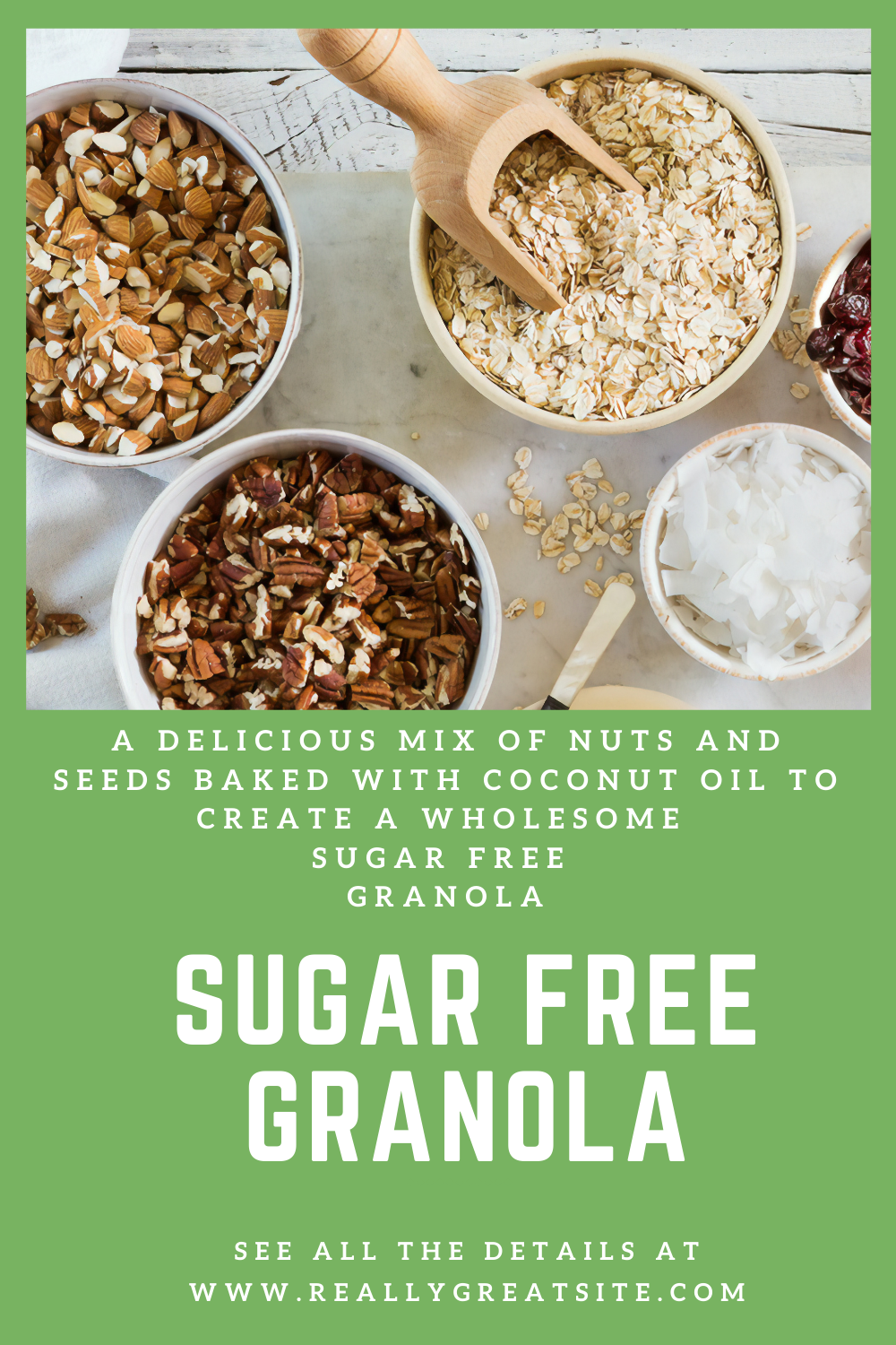 Sugar free Granola Living Delish
