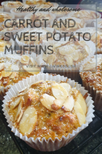 Carrot and sweet potato Muffins