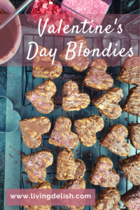 Valentine's Day Blondies