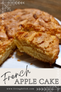 French Apple cake