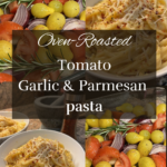 Tomato garlic and parmesan pasta