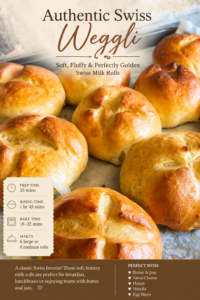 Weggli, an authentic Swiss bread roll